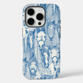 コバルトブルーの半パールの馬だけ Case-Mate iPhoneケース (裏面)