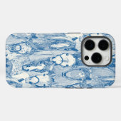 コバルトブルーの半パールの馬だけ Case-Mate iPhoneケース (裏面 (横))