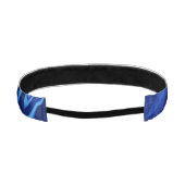 コバルトブルーの背景コレクション アスレチックヘッドバンド (裏面)