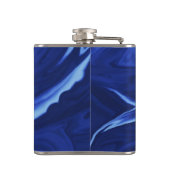 コバルトブルーの背景 フラスク (裏面)