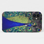 コバルトブルークジャク Case-Mate iPhoneケース (裏面(横))