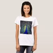コバルトブルークジャク Tシャツ (正面フル)