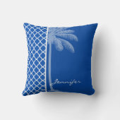 コバルトブルークローバー; Palm クッション (裏面)