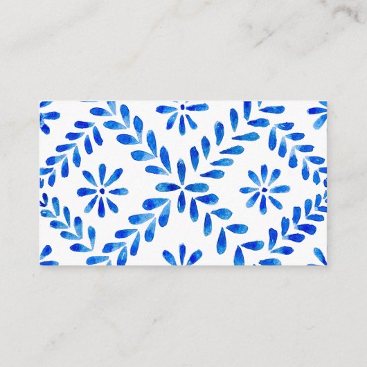 コバルトブルーサロンフレンド割引を参照 名刺 (裏面)