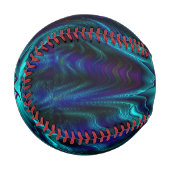 コバルトブルーデザインギターピック 野球ボール (正面左)