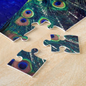 コバルトブルーピーコック ジグソーパズル (側面)