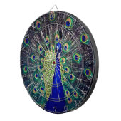 コバルトブルーピーコック ダーツボード (正面右)