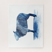 コバルトブルーファームアニマルズ – 羊 ジグソーパズル (縦)