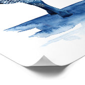 コバルトブルーファームアニマルズ – 羊 ポスター (角)