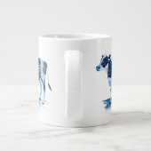 コバルトブルーファーム動物 – 牛 ジャンボコーヒーマグカップ (裏面)