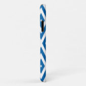 コバルトブルームードダイヤモンドシェブロン Case-Mate iPhoneケース (裏面/右)