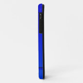 コバルトブルーモノグラム Case-Mate iPhoneケース (裏面/左)