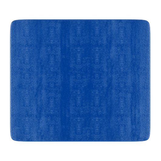 コバルトブルー無地のカラー カッティングボード (正面)