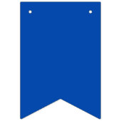 コバルトブルー無地のカラー |クラシック |エレガント | バンティングフラッグ (第1の旗)