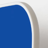 コバルトブルー無地のモノグラム ピックルボールラケット (左詳細)