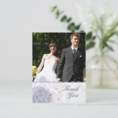 コバルトブルー結婚アジサイ感謝していアの花 ポストカード (スタンド正面)