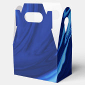 コバルトブルー背景テクスチャード手作り フェイバーボックス (オープン)