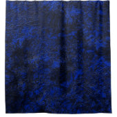 コバルトブルー シャワーカーテン (正面)