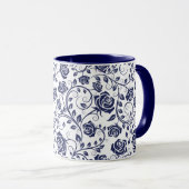コバルトブルー(バラ) マグカップ (正面右)