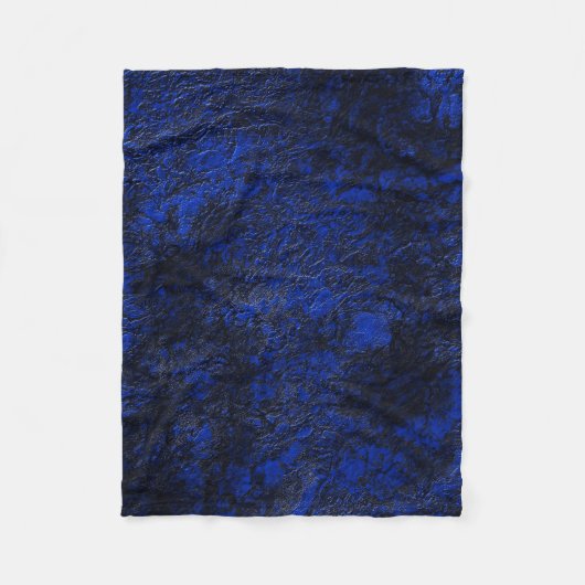 コバルトブルー フリースブランケット (正面)