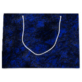 コバルトブルー ラージペーパーバッグ (正面)
