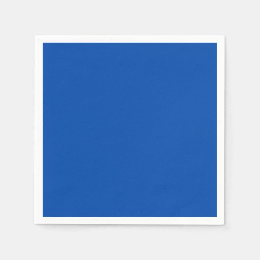 コバルトブルー 単色 スタンダードカクテルナプキン (正面)