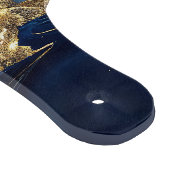 コバルトブルー&金ゴールド大理石スタイルカッティングボード カッティングボード (角)