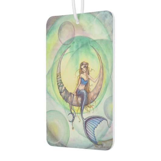 コバルトムーンマーメイドファンタジーアートイラスト カーエアーフレッシュナー (左)