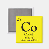 コバルト周期表 マグネット (正面/裏面)