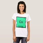 コバルト - コールリッジ おもしろ化学記号Tシャツ Tシャツ (正面フル)