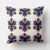 コバルト ゼン マンダラ クッション (裏面)