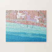 コバンアジのビーチフロリダ(1962年)のヴィンテージの地図 ジグソーパズル (横)