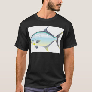 コバンアジのフロリダの魚のベクトルイラストレーション Tシャツ