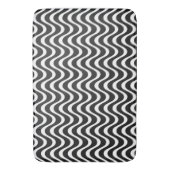 コパカバーナウェーブズ抽象芸術アート バスマット (正面縦)