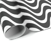 コパカバーナウェーブズ抽象芸術アート ラッピングペーパー (ロールコーナー)