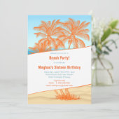 コパカバーナビーチ＆ココナッツツリーパーティー 招待状 (スタンド正面)