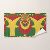 コパカバーナリオデジャネイロサンバフェスティバルカラー バスタオルセット (ハンドタオル)