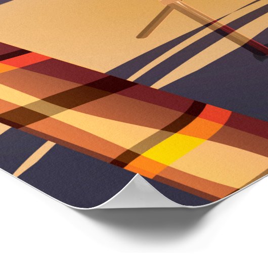 コパカバーナリオデジャネイロ旅行ビーチポスター ポスター (角)