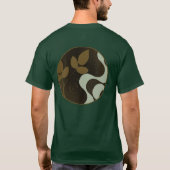 コパカバーナ歩道(丸) Tシャツ (裏面)