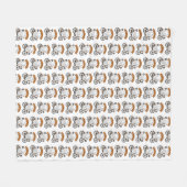 コパスハロウィーン幽霊オンオレンジ自転車 フリースブランケット (正面(横))