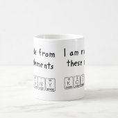 コパニー周期表名mug コーヒーマグカップ (中央)