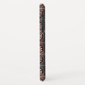 コパリエレガントーバラ金ゴールドとブラックのアールデコ Case-Mate iPhoneケース (裏面/左)