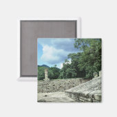 コパンシティ古代マヤ遺跡の写真デザイン マグネット (正面/裏面)
