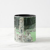 コパン古代マヤ遺跡の考古学カップ マグカップ (中央)