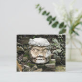 コパン岩面 ポストカード (スタンド正面)