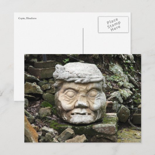 コパン岩面 ポストカード (正面/裏面)