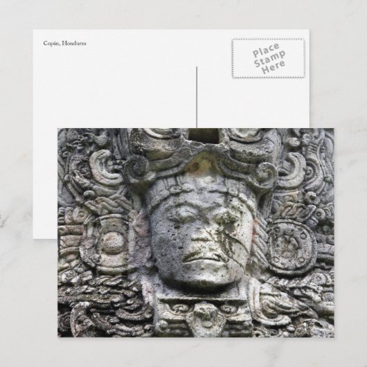 コパン顔 ポストカード (正面/裏面)