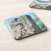 コパン・ホンジュラスの古代遺跡の写真プリント コースター (左側)