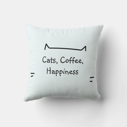 コパーソナライズされたーヒー クッション (裏面)