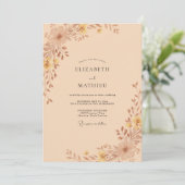 コパー+ユーカリの結婚式 招待状 (スタンド正面)